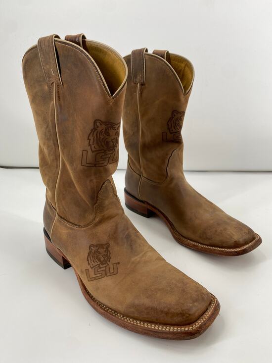 LSU Nocona brown cowboy boots